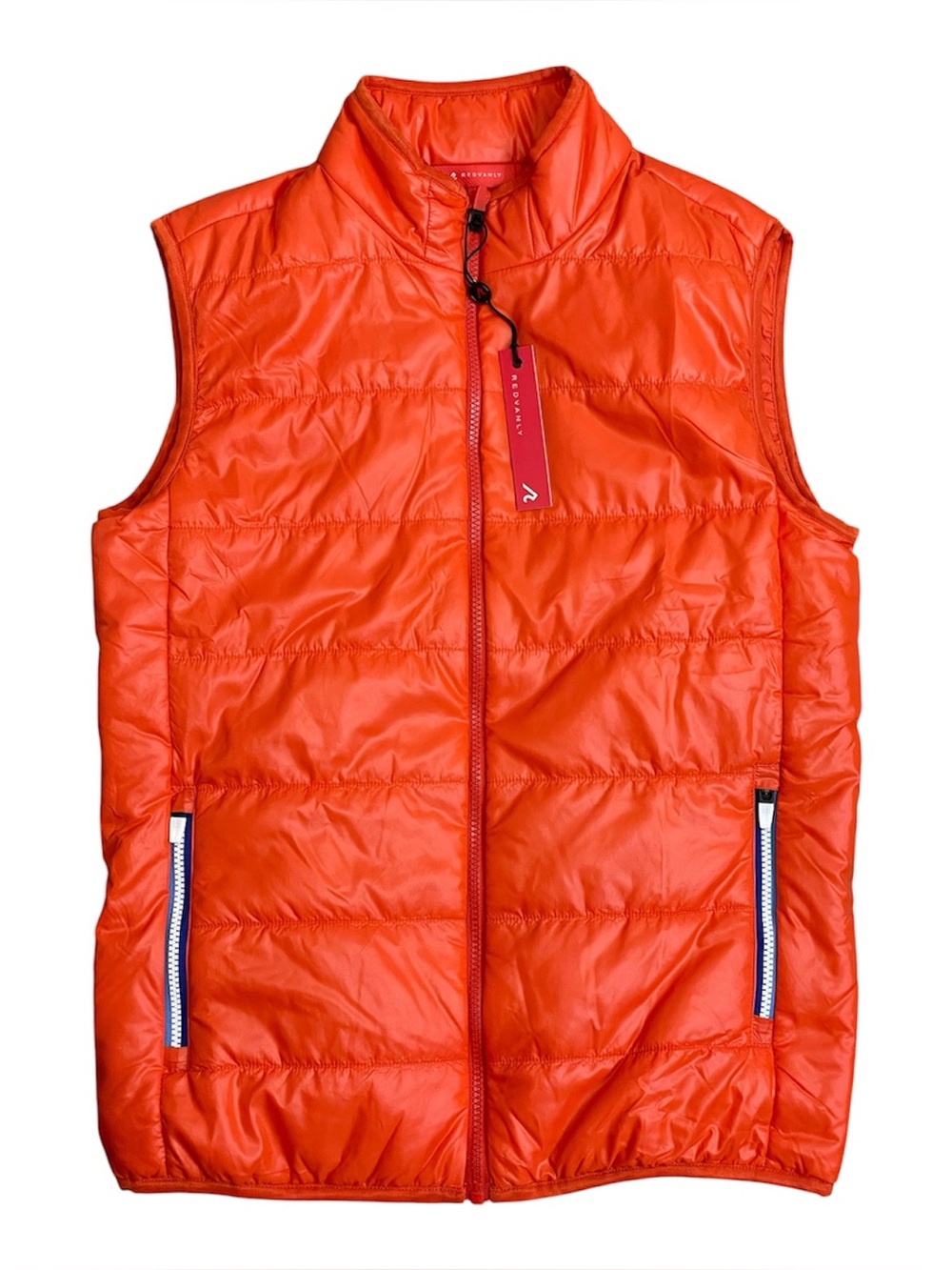 Redvanly Winslow Orange Full Zip Puffer Vest